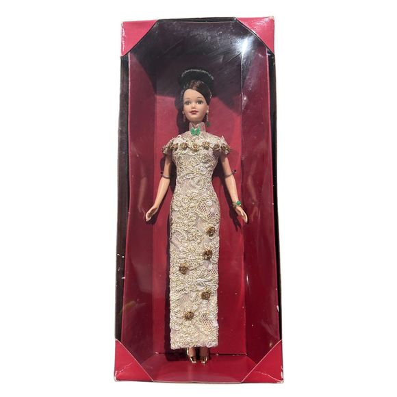 Golden Qi Pao Barbie Mattel 20649 Limited Edition Vintage - Picture 1 of 6